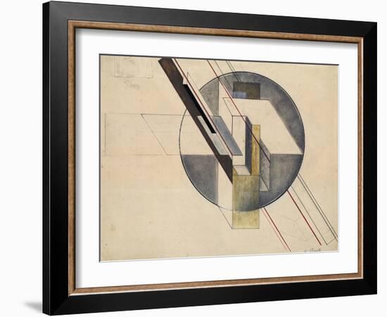 Construction, 1921-Gustav Klutsis-Framed Giclee Print