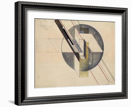 Construction, 1921-Gustav Klutsis-Framed Giclee Print