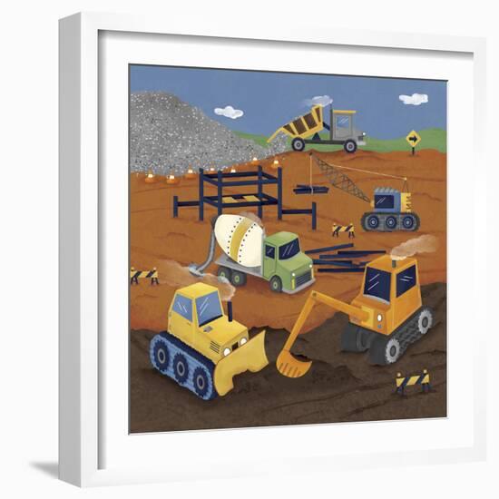 Construction 1-Holli Conger-Framed Giclee Print