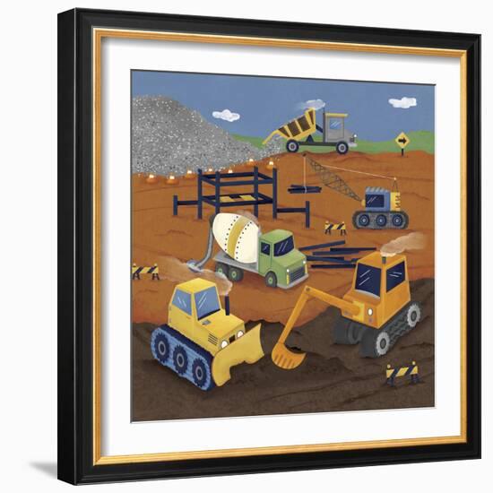 Construction 1-Holli Conger-Framed Giclee Print