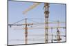 Construction Cranes in Central Doha.-Jon Hicks-Mounted Photographic Print