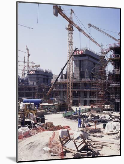 Construction, Dubai, United Arab Emirates, Middle East-David Lomax-Mounted Photographic Print