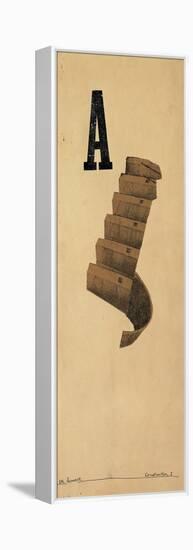 Construction I-Theo Van Doesburg-Framed Premier Image Canvas