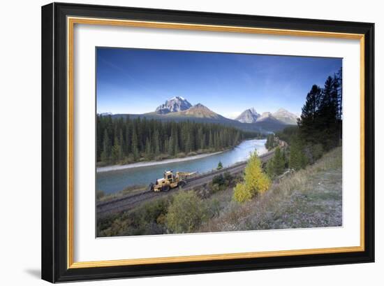 Construction In Banff-Lindsay Daniels-Framed Photographic Print