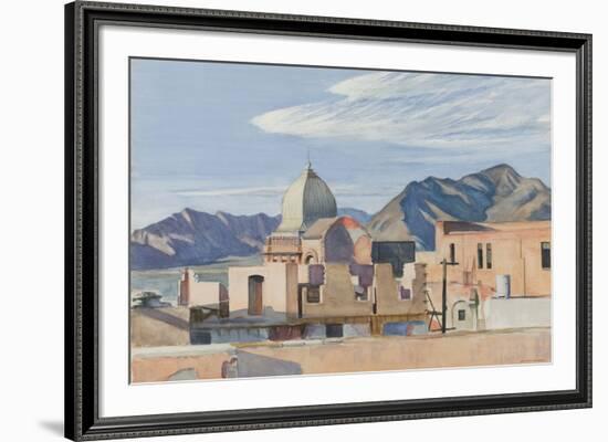 Construction In Mexico, 1946-Edward Hopper-Framed Giclee Print