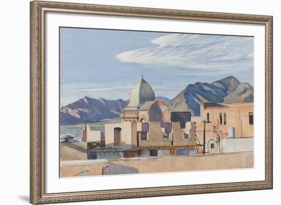 Construction In Mexico, 1946-Edward Hopper-Framed Giclee Print