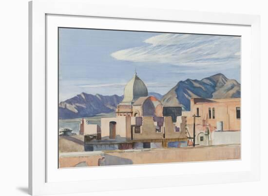 Construction In Mexico, 1946-Edward Hopper-Framed Giclee Print
