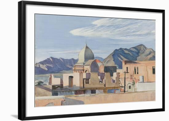 Construction In Mexico, 1946-Edward Hopper-Framed Giclee Print