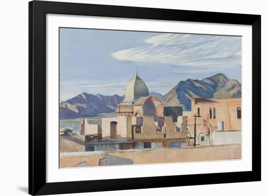 Construction In Mexico, 1946-Edward Hopper-Framed Giclee Print