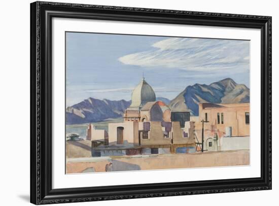 Construction In Mexico, 1946-Edward Hopper-Framed Giclee Print