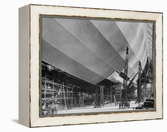 Construction of Airship-null-Framed Premier Image Canvas