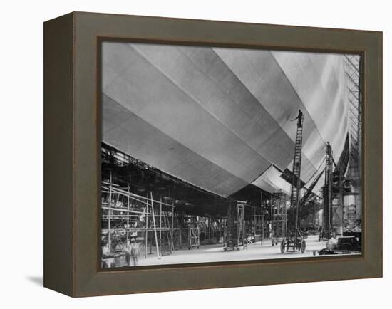 Construction of Airship-null-Framed Premier Image Canvas