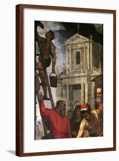 Construction of Church-null-Framed Giclee Print