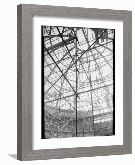 Construction of Griffith Observatory-Dick Whittington Studio-Framed Photographic Print