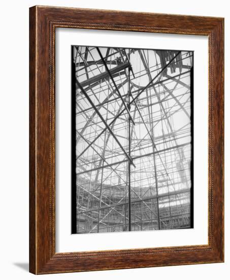 Construction of Griffith Observatory-Dick Whittington Studio-Framed Photographic Print