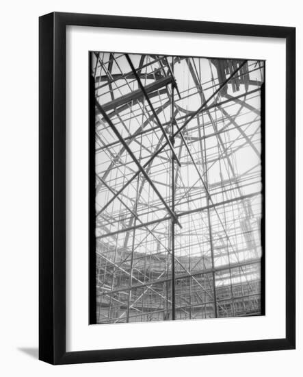 Construction of Griffith Observatory-Dick Whittington Studio-Framed Photographic Print