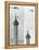 Construction of the Canadian National Tower-null-Framed Premier Image Canvas