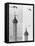 Construction of the Canadian National Tower-null-Framed Premier Image Canvas