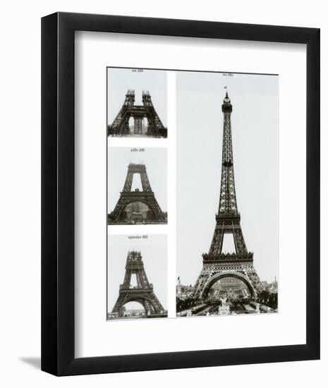 Construction of the Eiffel Tower-Boyer Viollet-Framed Art Print