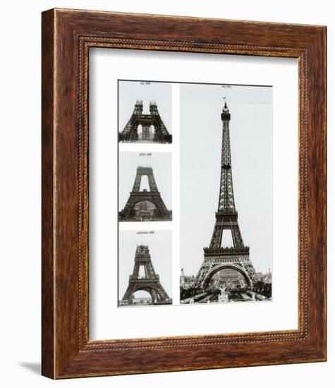 Construction of the Eiffel Tower-Boyer Viollet-Framed Art Print