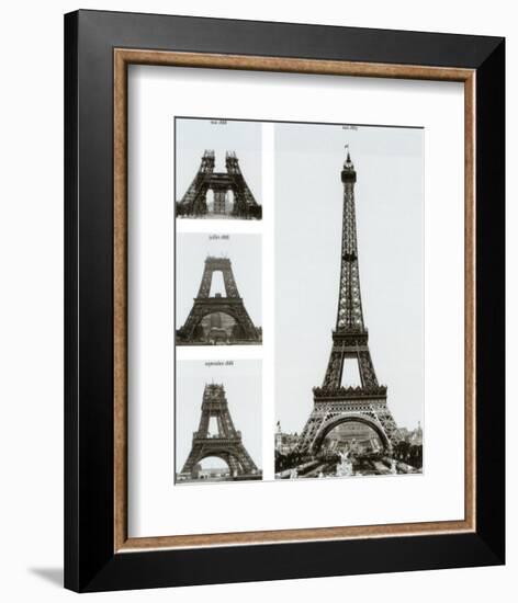 Construction of the Eiffel Tower-Boyer Viollet-Framed Art Print