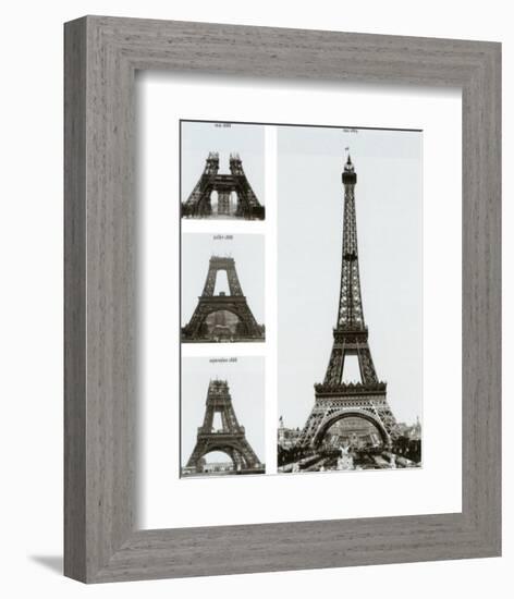 Construction of the Eiffel Tower-Boyer Viollet-Framed Art Print