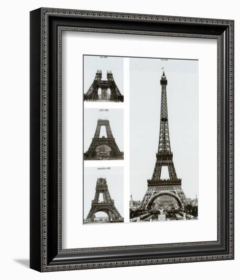 Construction of the Eiffel Tower-Boyer Viollet-Framed Art Print