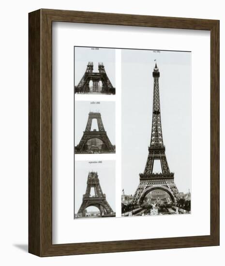 Construction of the Eiffel Tower-Boyer Viollet-Framed Art Print