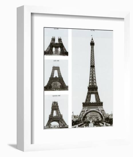 Construction of the Eiffel Tower-Boyer Viollet-Framed Art Print