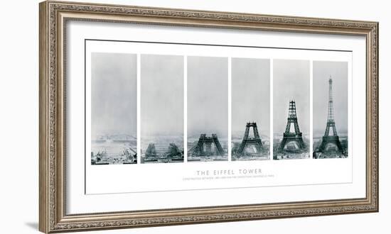 Construction of the Eiffel Tower-Unknown The Vintage Collection-Framed Art Print