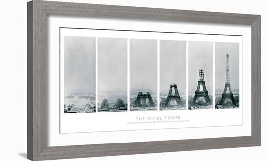 Construction of the Eiffel Tower-Unknown The Vintage Collection-Framed Art Print