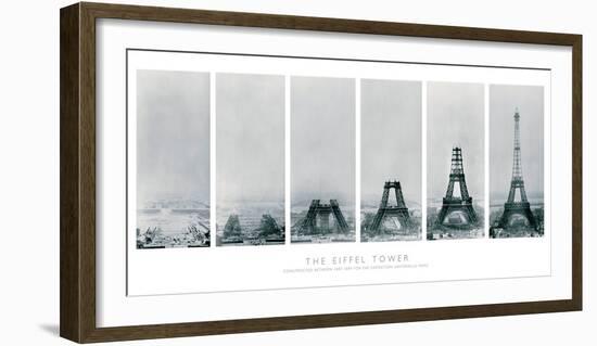 Construction of the Eiffel Tower-Unknown The Vintage Collection-Framed Art Print