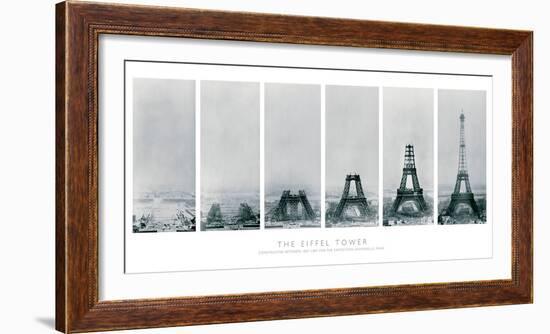 Construction of the Eiffel Tower-Unknown The Vintage Collection-Framed Art Print