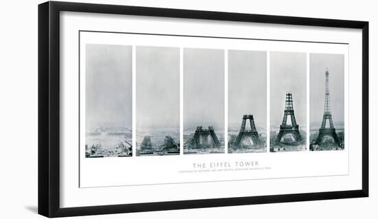 Construction of the Eiffel Tower-Unknown The Vintage Collection-Framed Art Print