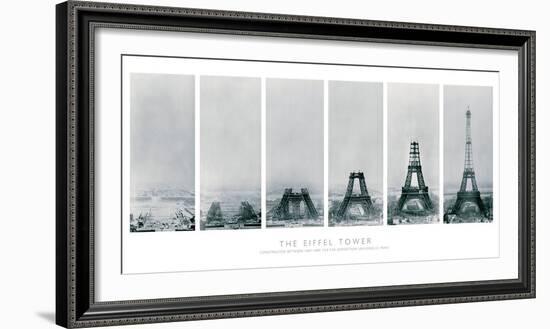 Construction of the Eiffel Tower-Unknown The Vintage Collection-Framed Art Print