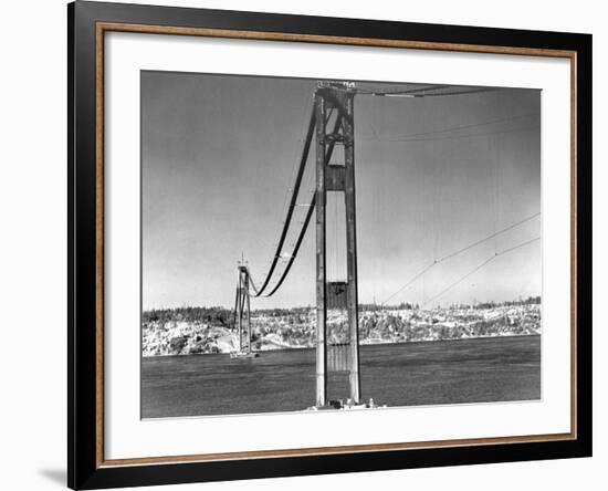 Construction of the Golden Gate Bridge is Well Under Way-null-Framed Photographic Print