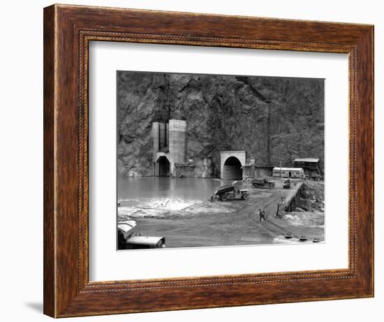 Construction of the Hoover Dam-null-Framed Photographic Print