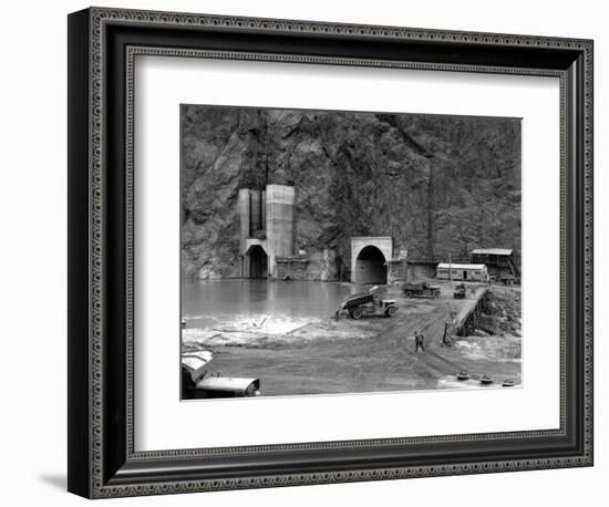 Construction of the Hoover Dam-null-Framed Photographic Print