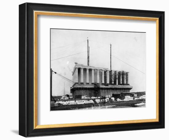 Construction of the Lincoln Memorial-null-Framed Photographic Print