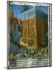 Construction of the Temple at Jerusalem by King Solomon, 15th Century-null-Mounted Giclee Print