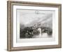 Construction of the Thames Tunnel, London, 1827-George Cooke-Framed Giclee Print