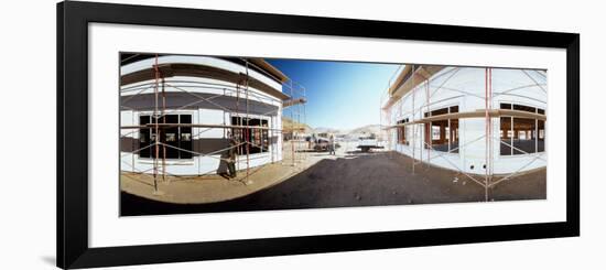 Construction Worker at a Construction Site-null-Framed Photographic Print