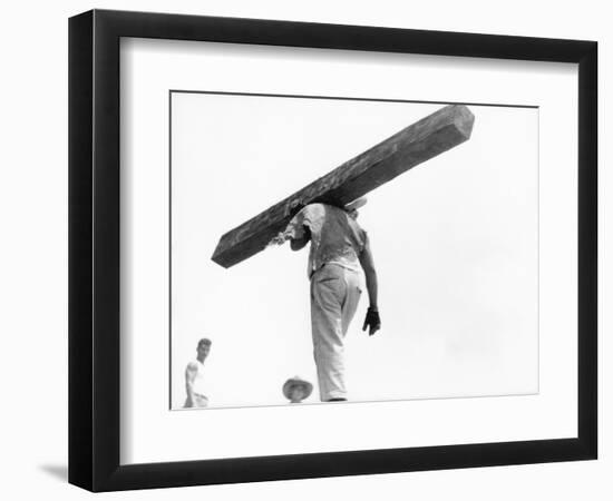 Construction Worker, Mexico City, 1927-Tina Modotti-Framed Photographic Print