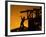 Construction Worker Silhouetted at Sunset-Bill Bachmann-Framed Photographic Print