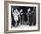 Construction Workers and Taxi Dancers Enjoying a Night Out in Barroom in Frontier Town-Margaret Bourke-White-Framed Photographic Print