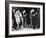 Construction Workers and Taxi Dancers Enjoying a Night Out in Barroom in Frontier Town-Margaret Bourke-White-Framed Photographic Print