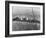 Construction Workers Resting on Steel Beam above Manhattan-null-Framed Photographic Print