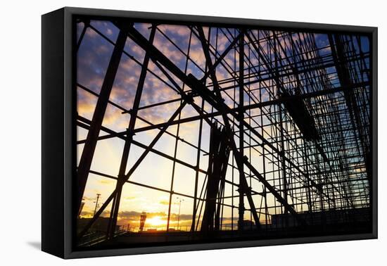 Construction-Liang Zhang-Framed Premier Image Canvas
