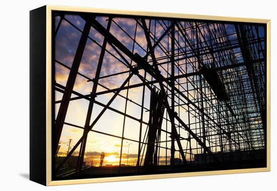 Construction-Liang Zhang-Framed Premier Image Canvas