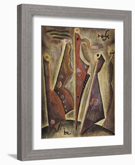 Constructivo Abstracto-Joaquin Torres-Garcia-Framed Giclee Print